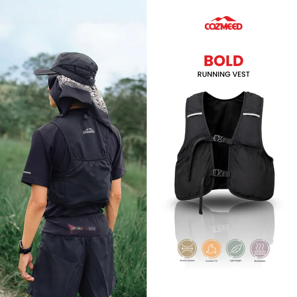 Cozmeed Vest Running Hydropack Tas Lari Bold Rompi Gunung Outdoor Ultralight