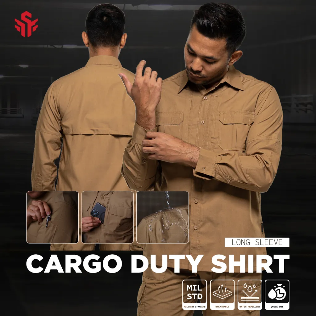 Swarna Tactical Cargo Duty Shirt - Long Sleeve