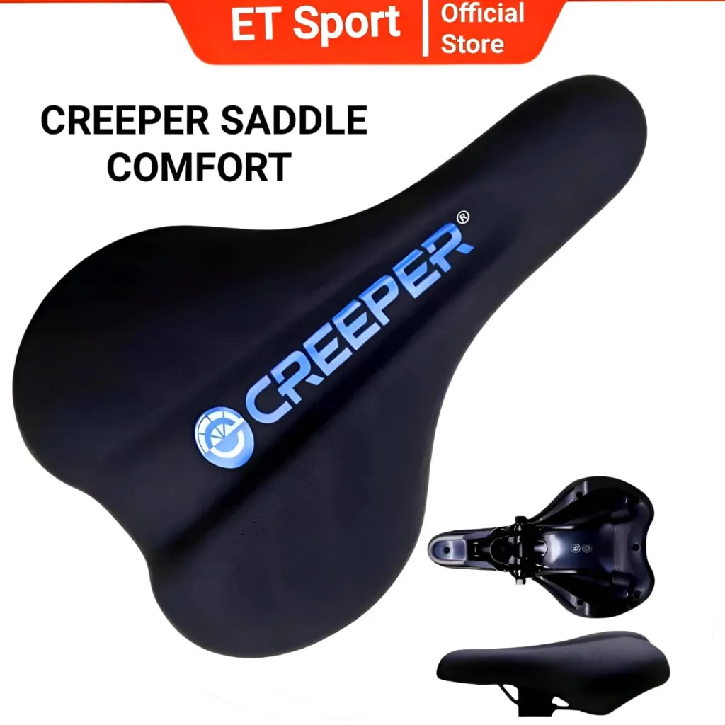 CREEPER Sadel Jok Sepeda Foam Saddle Comfort Bicycle Leather Lipat Mtb Roadbike Gowes Olahraga