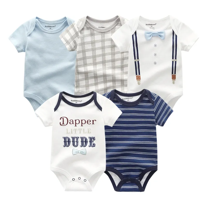 Baby Onesie | 5 Pack | 0-12 Bulan | Baju Bayi Pullover Anak | Pakaian Bayi Baru Lahir | Kado Bayi Baru Lahir