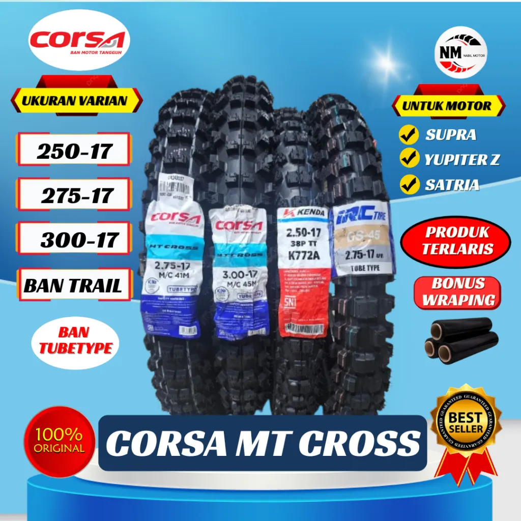 Ban Corsa MT Cross 275-17 - Ban Ring 17 Tube Type