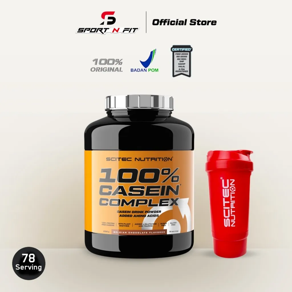 Scitec Nutrition - 100% CASEIN COMPLEX 2350 Gram optimum Dietary support