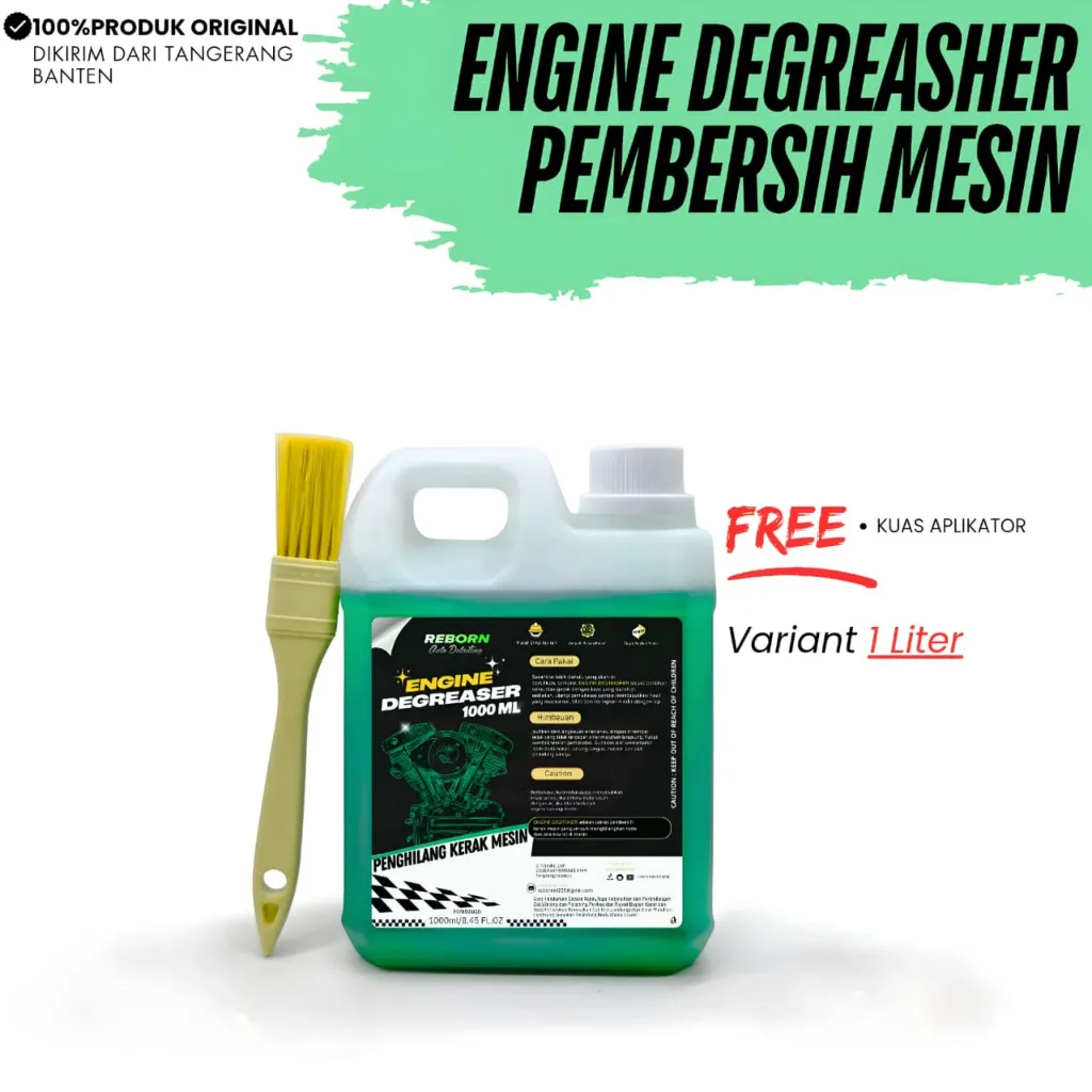 REBORN - Pembersih Kerak Mesin Engine Degreasher 1 Liter Blok Mesin Motor Mobil