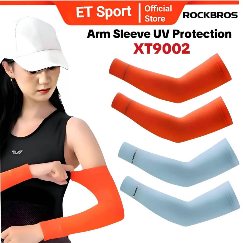 ROCKBROS Manset Tangan Lengan Panjang Sleeve Anti Uv Wanita Pria Olahraga Lari Outdoor