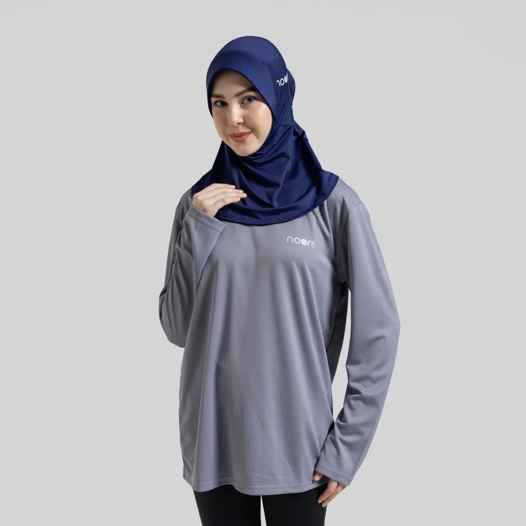 Veeta hijab Pro - Hijab Sport - Navy - Noore