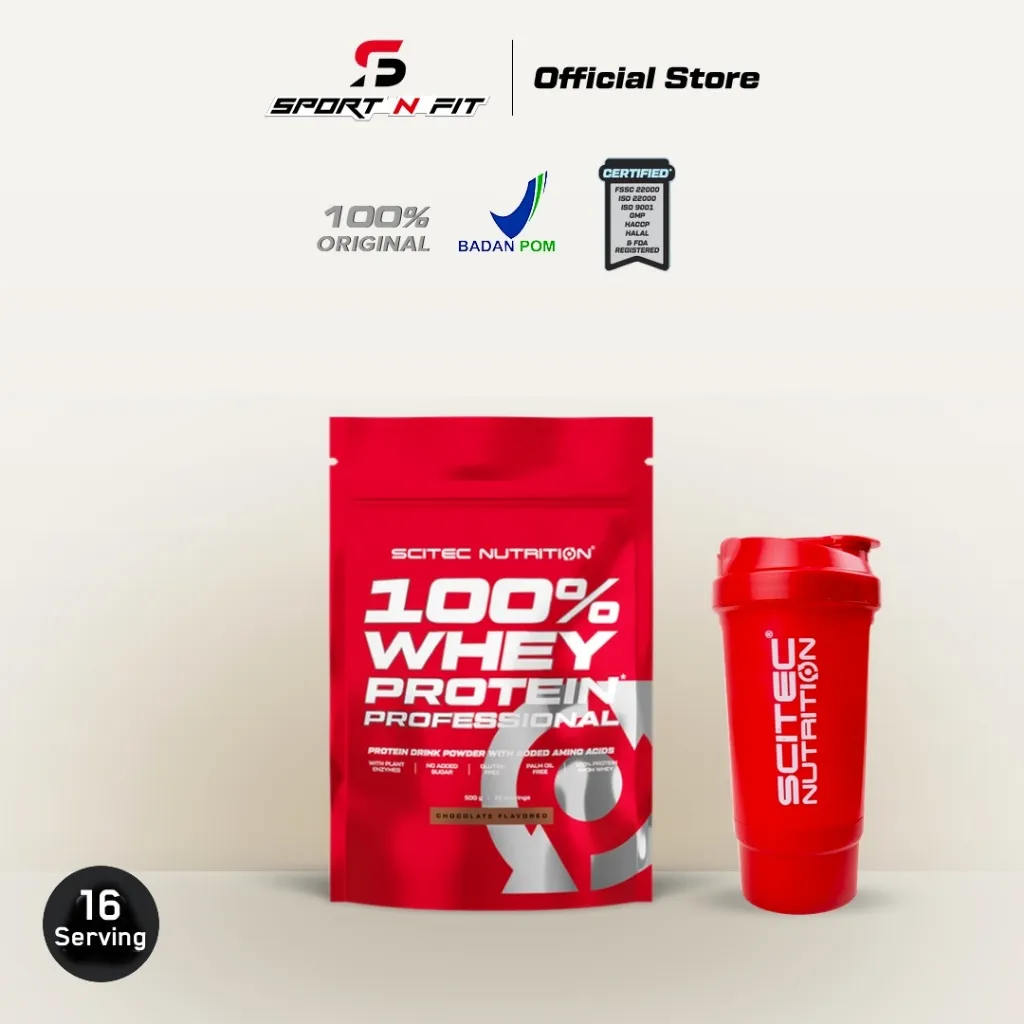 Scitec Nutrition - WHEY PROTEIN PROFESSIONAL 500 Gram optimum Dietary support