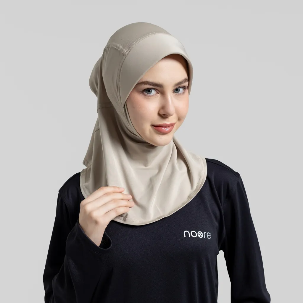 Veeta hijab Pro - Hijab Sport - Nude - Noore