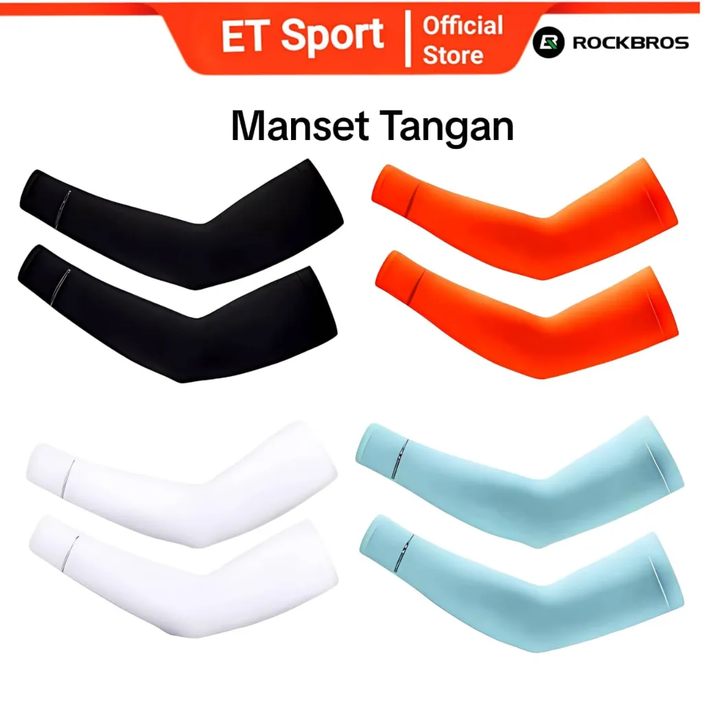 ROCKBROS Manset Tangan Lengan Anti UV Arm Sleeve Outdoor Olahraga Universal Pria Wanita