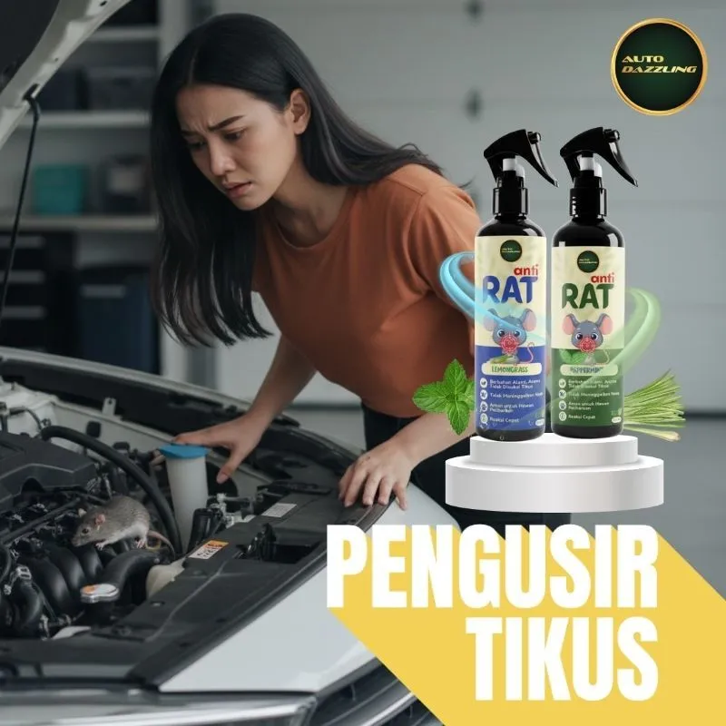 Auto Dazzling Anti Rat Repellent Pengusir Tikus Mobil & Garasi – Anti Tikus Ruang Mesin Aman Tidak Beracun | Aroma Khusus Efektif Usir Tikus & Hama | Solusi Praktis Lindungi Kabel & Mesin Kendaraan dari Gigitan, Aman Digunakan di Rumah & Garasi