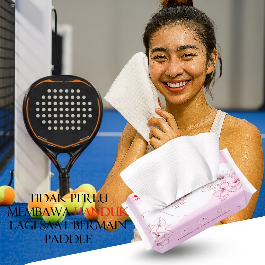 ROMIX X MINAIER Handuk Mini Disposable Handuk Wajah Sekali Pakai  Higienis Pengganti Handuk Kotor untuk Sport (Tennis, Badminton)