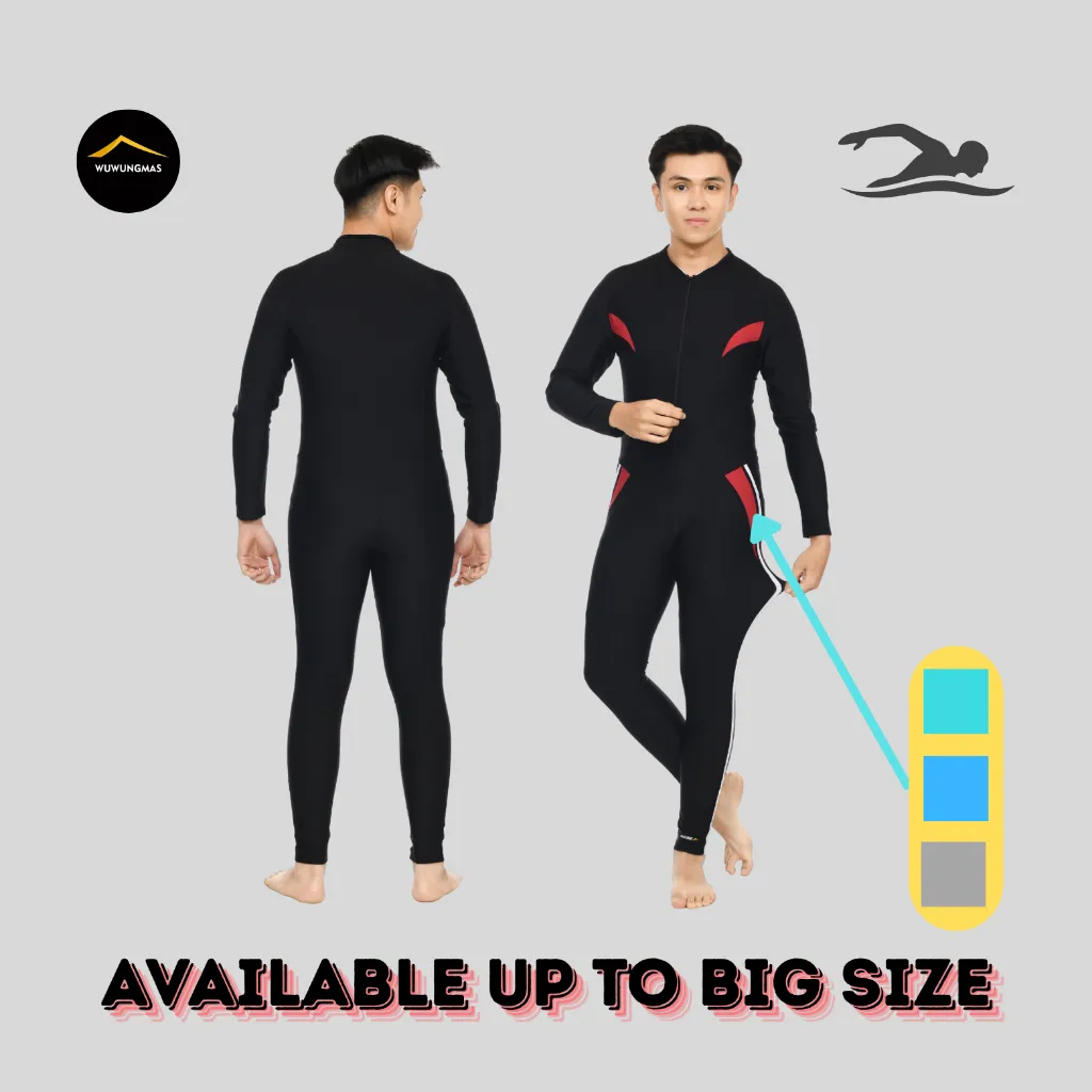 WUWUNGMAS - BAJU RENANG DIVING SELAM PANJANG REMAJA SAMPAI DEWASA PRIA DAN WANITA BIG SIZE JUMBO