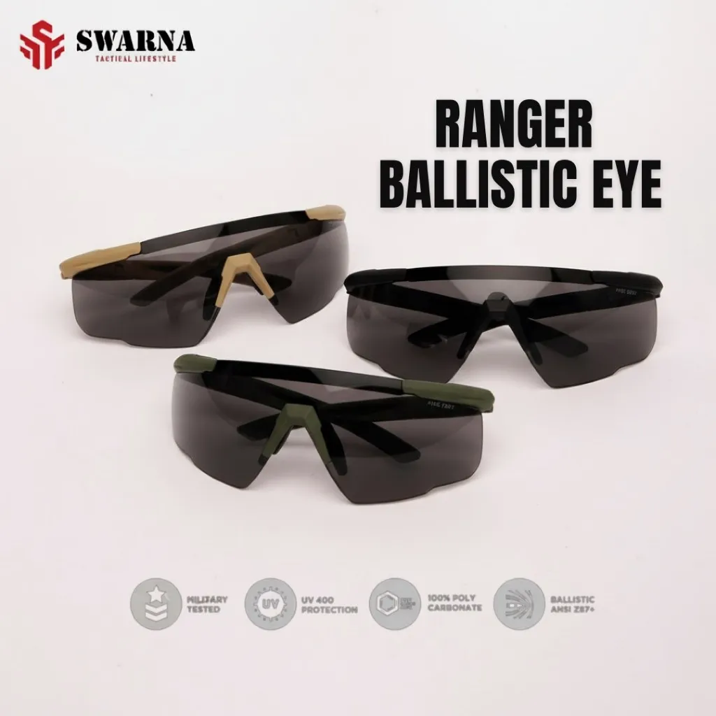 Kacamata Menembak - Ranger Ballistic Eye - Swarna Tactical