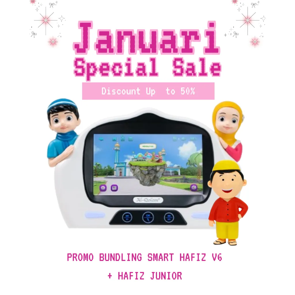Paket Bundling Smart Hafiz V6/V5/HAFIZ Q + Hafiz Junior NEW