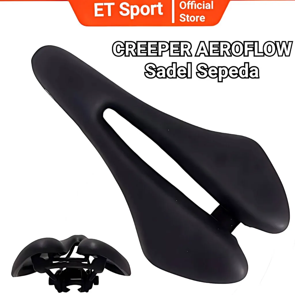 CREEPER Sadel Sepeda Jok Empuk Saddle Bicycle Roadbike Mtb Balap Aero Flow