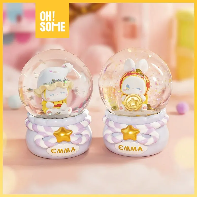OHSOME - EMMA BABE Lucky Day Crystal Ball Blind Box (1/6)  - PRODUK RANDOM - EMMA Gacha Set Mystery Box Bola Kristal