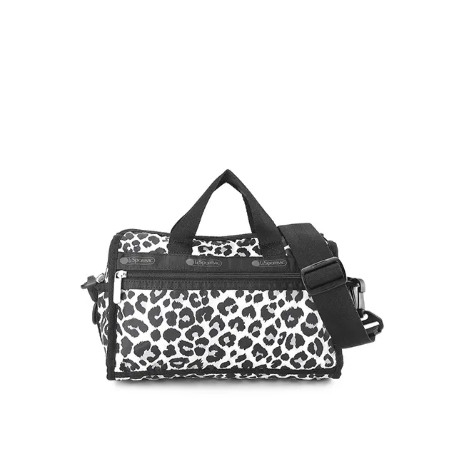 LeSportsac MINI DUFFEL CROSSBODY In NEUTRAL LEOPARD L1594HC19S25