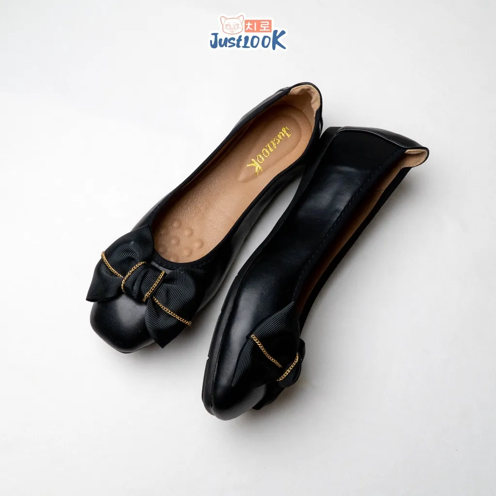 JustLook Larissa Flatshoes - Sandal Flatshoes Wanita Premium High Quality