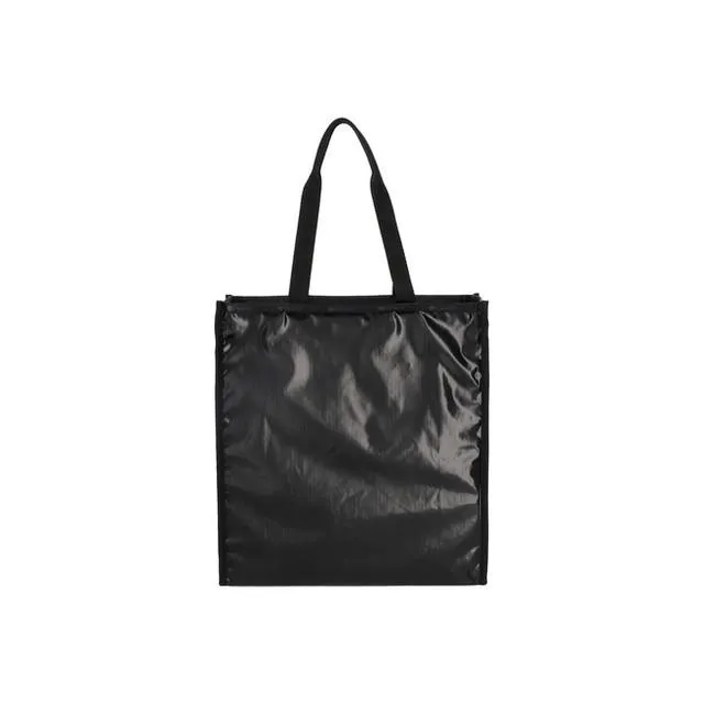 LeSportsac LG BOOK TOTE In BLACK SHINE L3847M135U23
