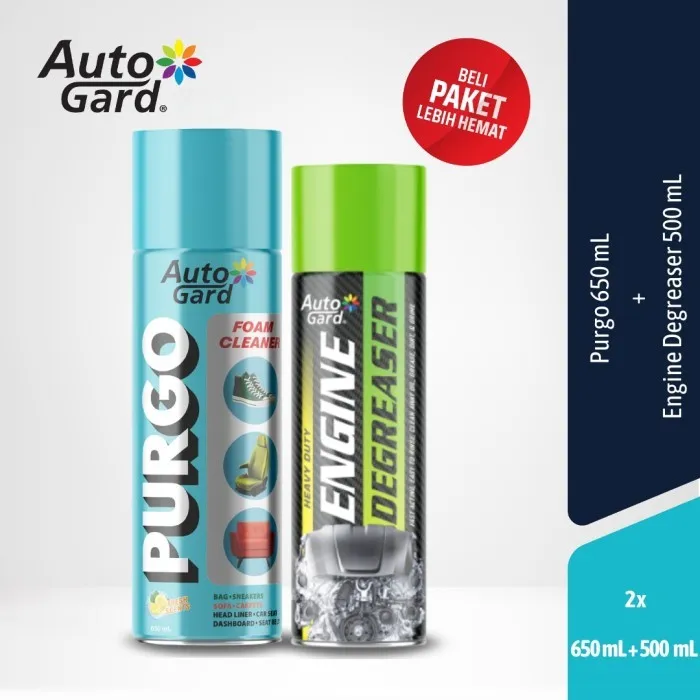 AutoGard [BUNDLE] Purgo Foam Cleaner 650 mL + Engine Degreaser 500 mL