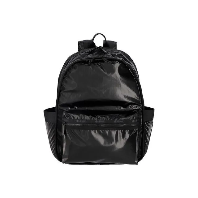 LeSportsac ROUTE BACKPACK In BLACK SHINE L3747M135F23