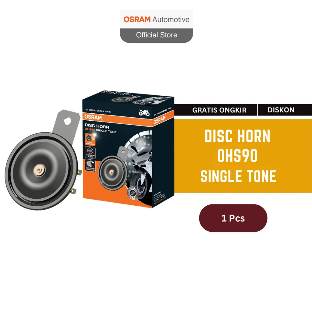 OSRAM Disc Horn OHS90 - Klakson Mobil Suara Keras dan Lebih Lebar