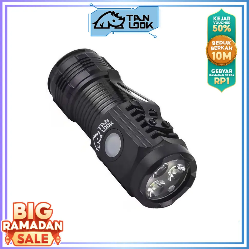 TANLOOK Lampu Senter Swat Mini