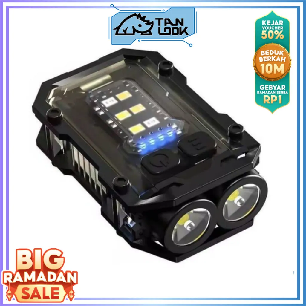TANLOOK Lampu Senter Led Edc Mini
