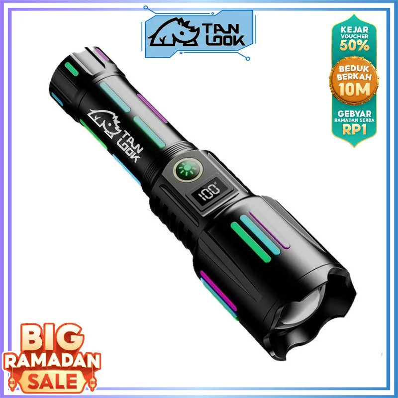 TANLOOK Lampu Senter Laser Telescopic