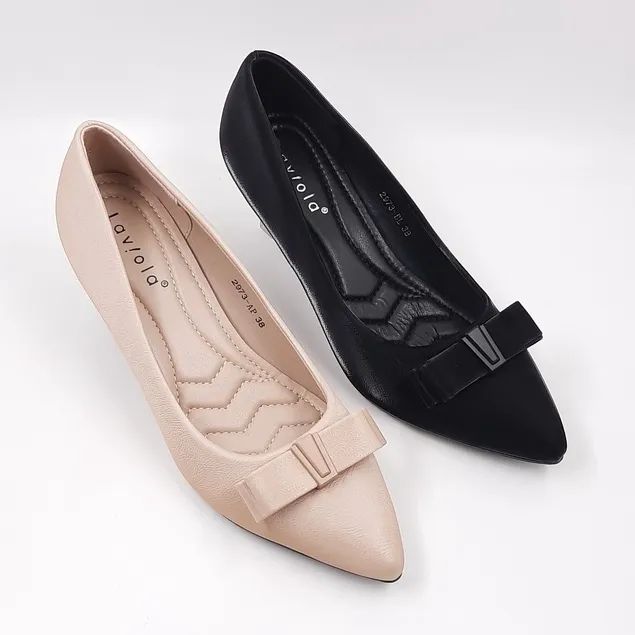 Laviola 2973 FFS - Sepatu Pantofel Wanita Tinggi 5cm