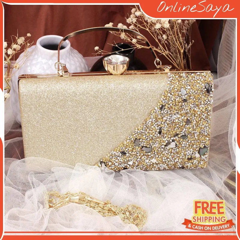 TAS PESTA CLUTCH WANITA ELEGANT KONDANGAN IMPORT MURAH 7623 JAKARTA