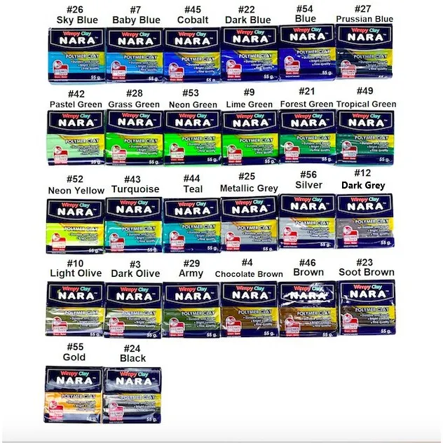 Wimpy NARA Polymer Clay Fresh Bahan Clay Sculpting Modeling Modelling Clay 2
