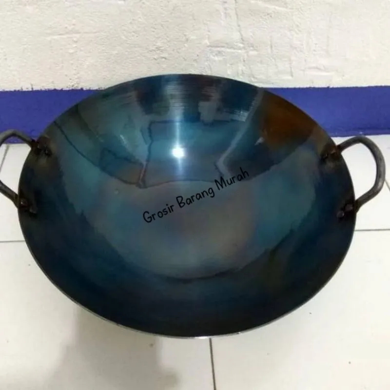 Wajan Baja 50cm Kuali Seasoning Siap Pakai