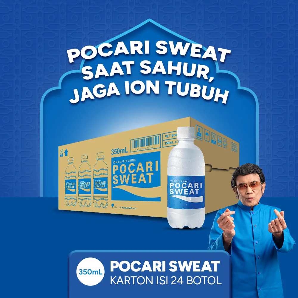 POCARI SWEAT Pet 350ml - 1 Karton (24 Botol)
