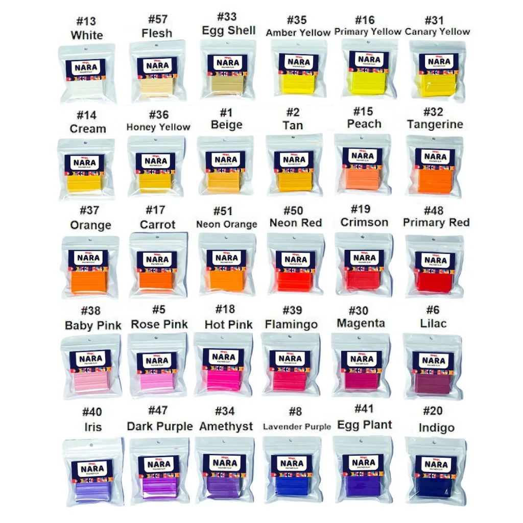 Wimpy NARA Polymer Clay Fresh Bahan Clay Sculpting Modeling Modelling Clay 3