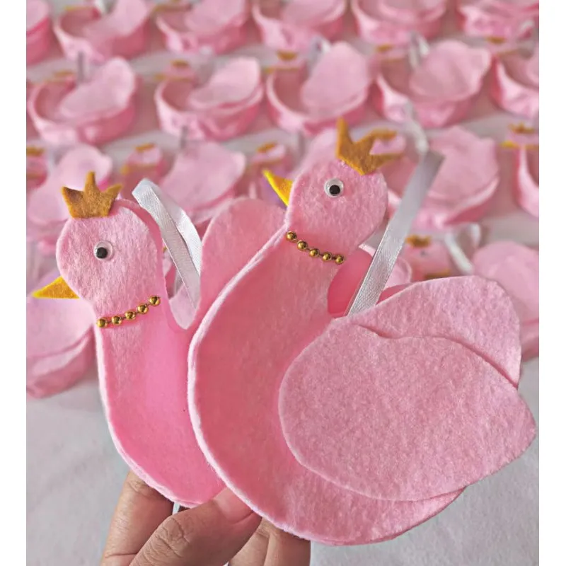 Paket Dekorasi Kembang Telur Karakter Angsa 50pcs