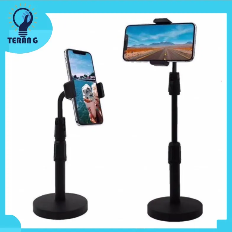 HOLDER HP Phone Holder/360° Rotating Tongsis/Adjustable CellPhone Stander tripod