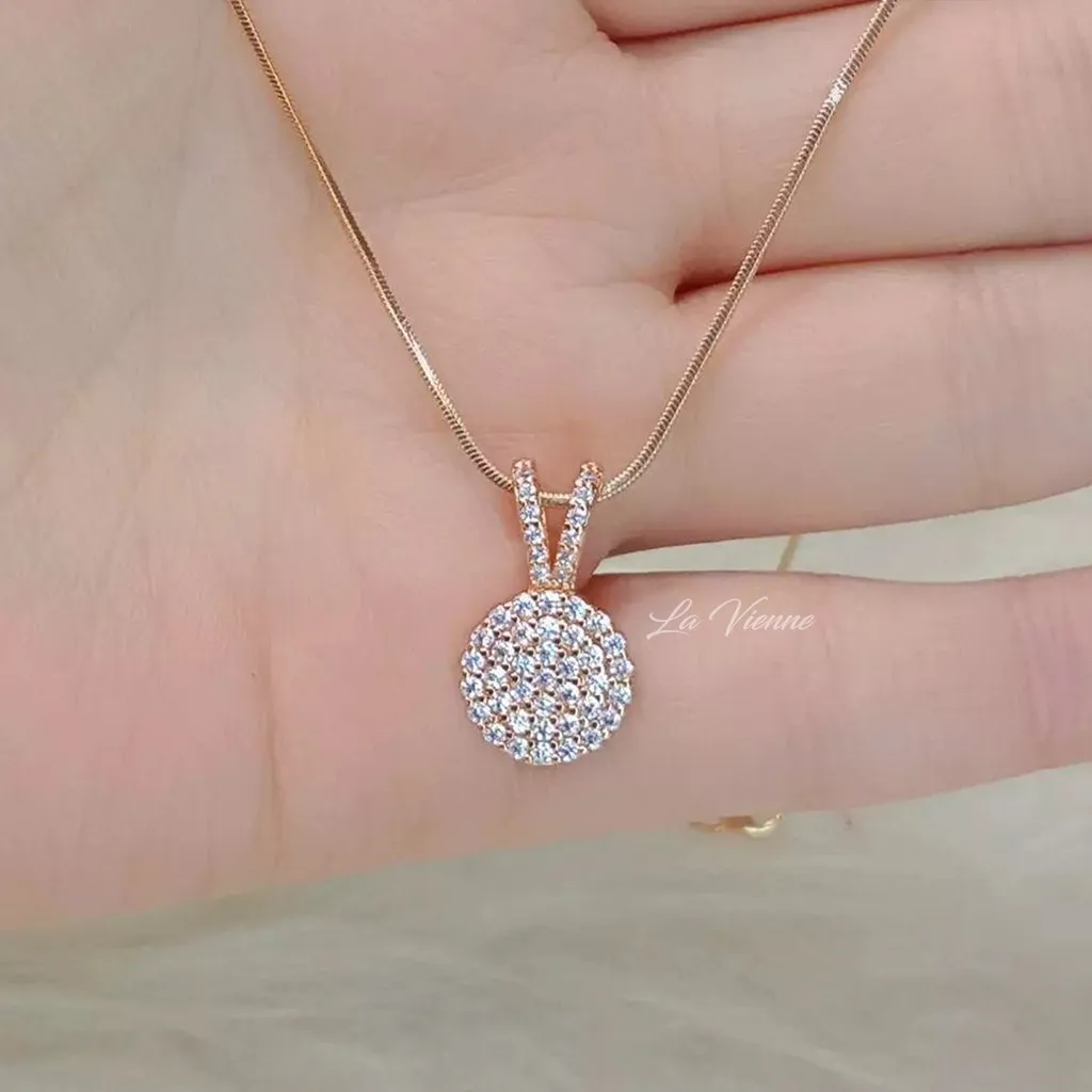 La Vienne - Zayna - Liontin dan Kalung Titanium Wanita Anti Karat - Perhiasan Perempuan Mewah dan Elegan