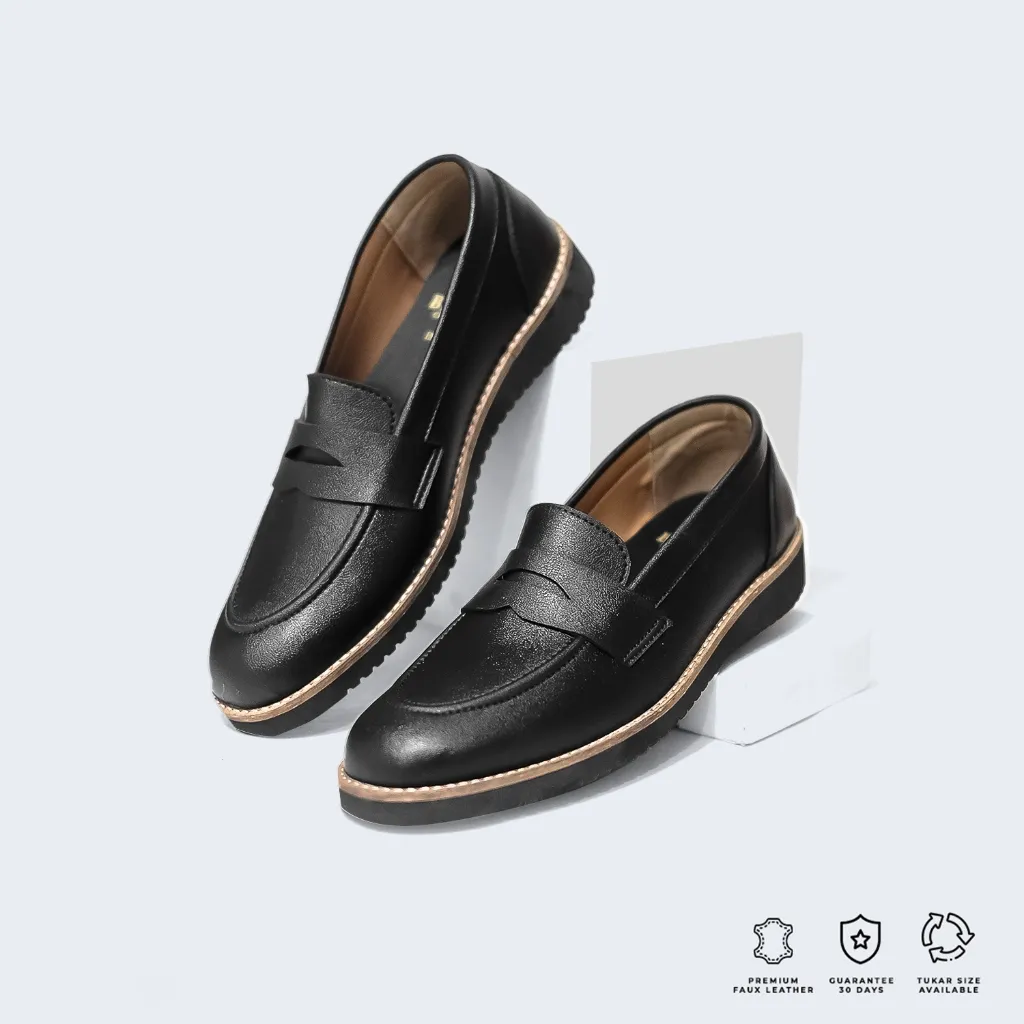 Sepatu Formal Pria Casual Adam Loafer Sepatu Kerja Pantofel Fantofel Slip On - Brygan Craftmanship
