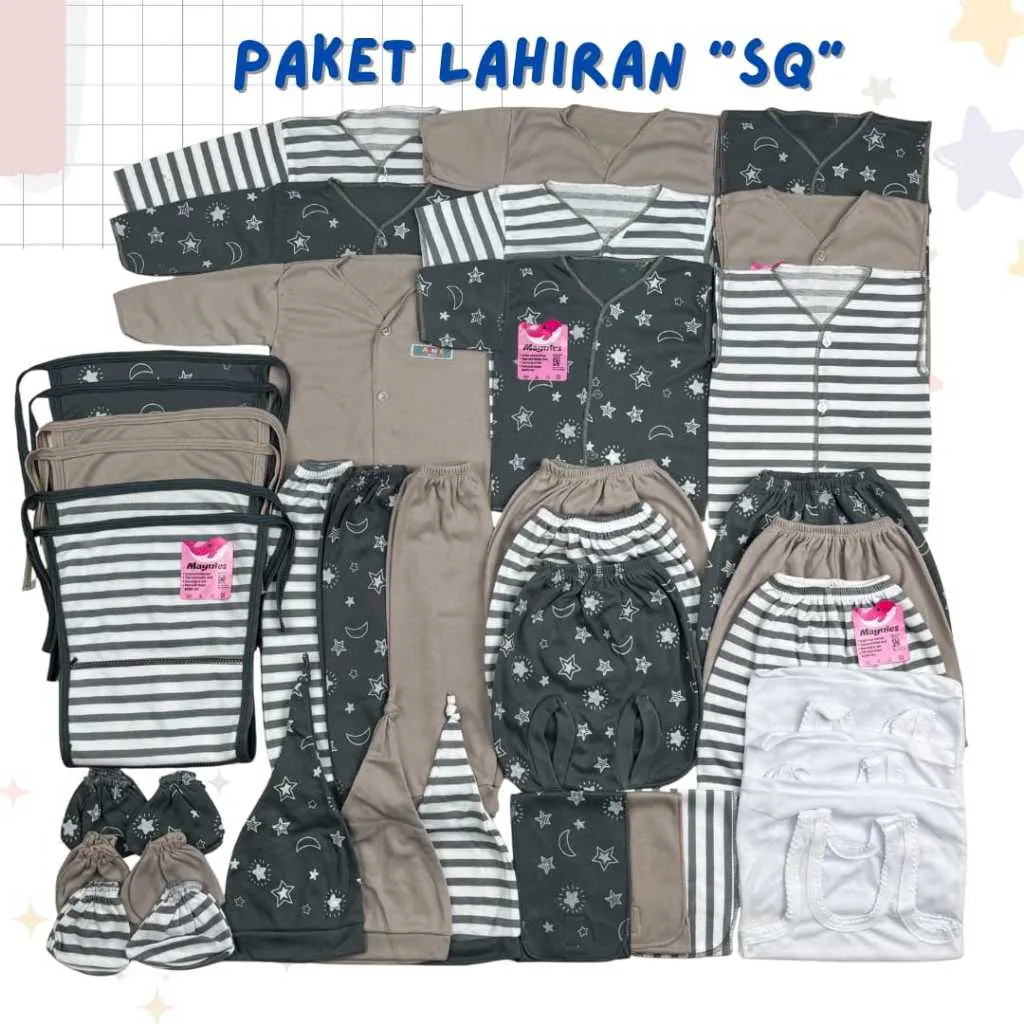 Risyababystore Perlengkapan bayi lahir lengkap /Paket 1 lusin BAJU BAYI SNI/ Grosir baju bayi newborn/ singlet bayi / waslap bayi /gurita bayi/ Baju newborn/ popok bayi