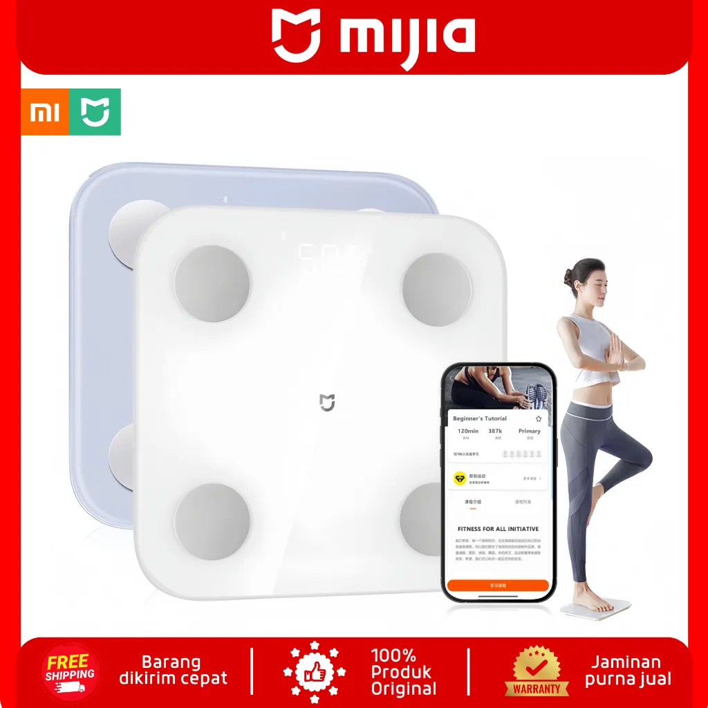Xiaomi Mi Smart Scale 2 Body Fat Mass Timbangan Badan Digital Full Version 2 - 13 25 Body Data S400