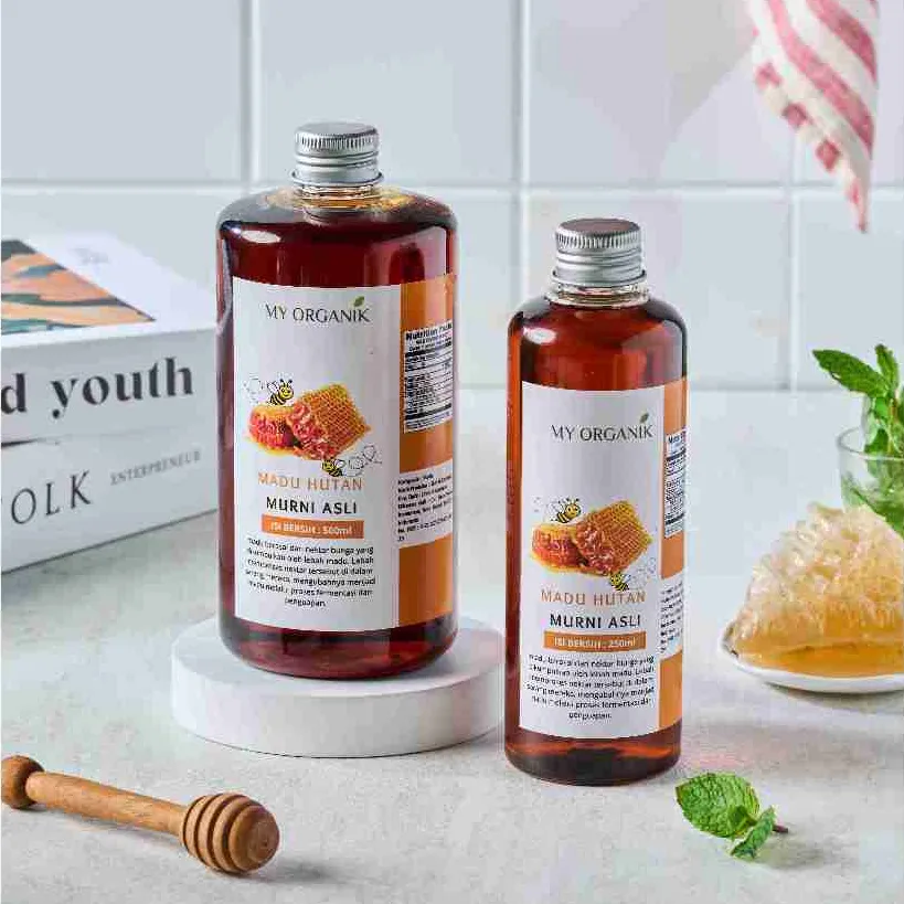 My Organik Madu Hutan Asli 100% Pure Honey Madu Hutan Organik Murni Tanpa Campuran