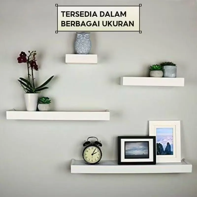 PROMO | 1set Rak dinding ambalan layang 4susun