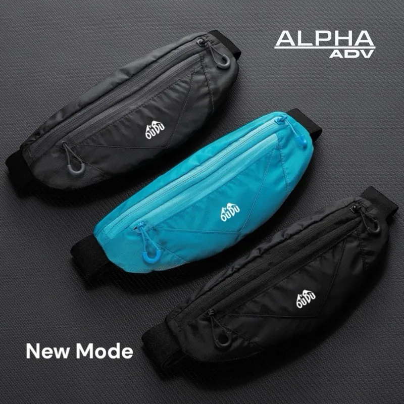 ALPHA ADV Tas Pinggang Olahraga Lari Running Belt Bersepeda Olahraga Lari Sepeda Motoran Travelling Hiking Camping Mancing Outdoor