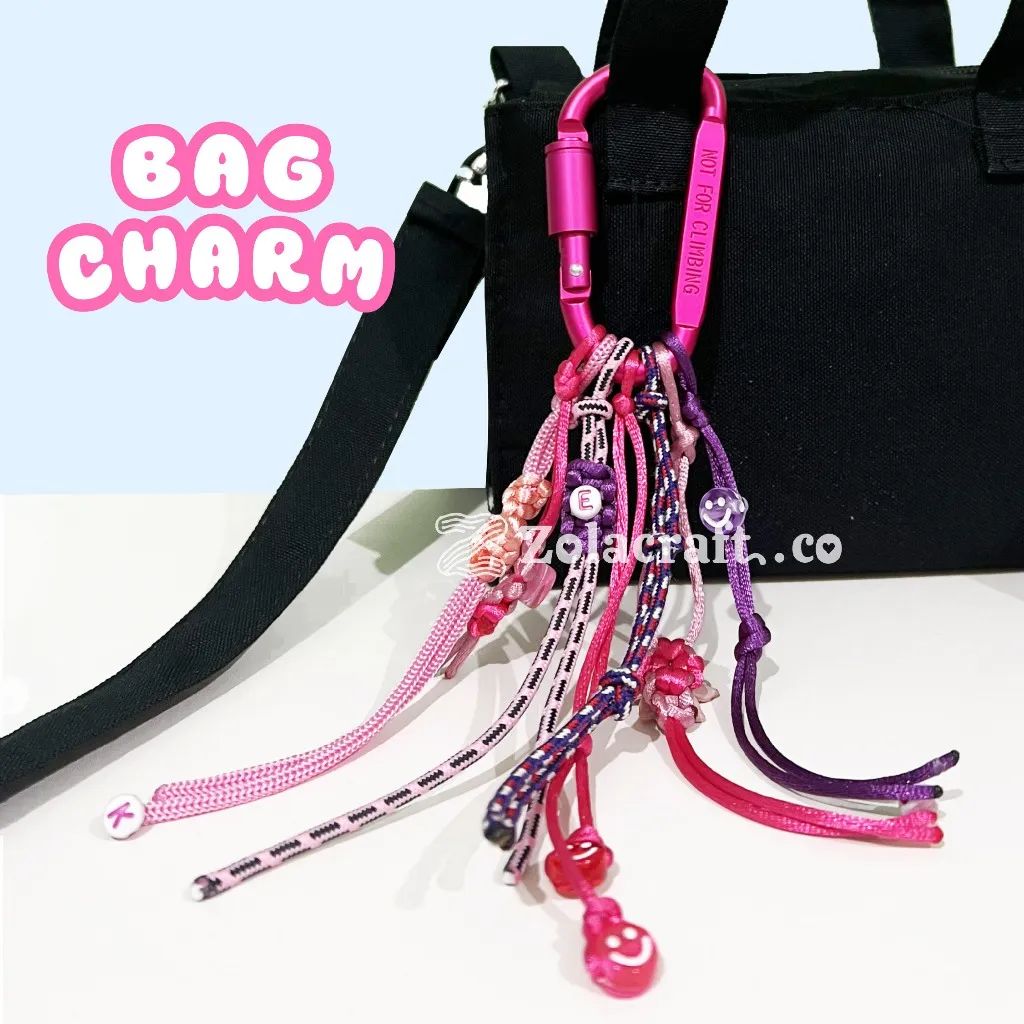 BAG CHARM | Macrame | Gantungan Tas | Keychain | Bag Charm Lucu | Macrame | Aksesoris Tas
