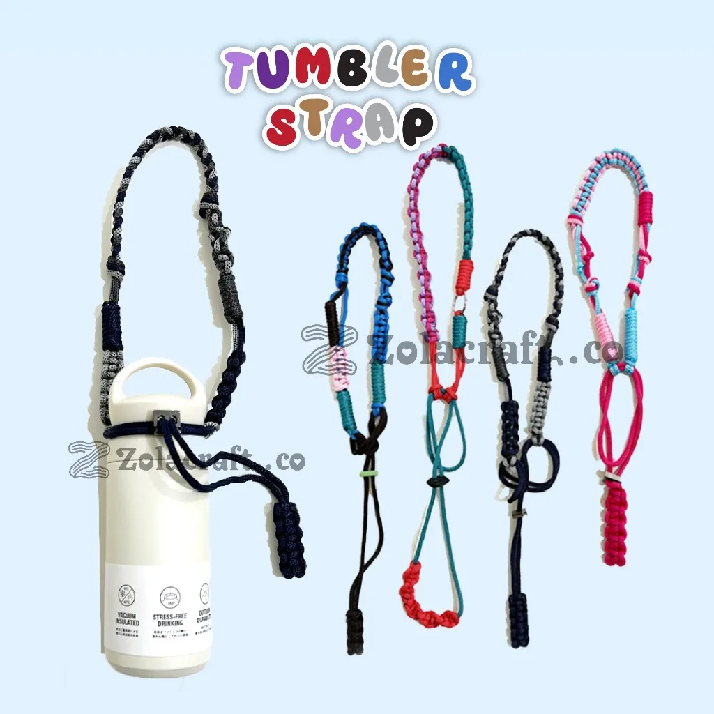 Strap Tumbler SB8A Macrame | Tas Botol Minum | Tas Tumbler | Bottle Strap | Tumbler Starbucks