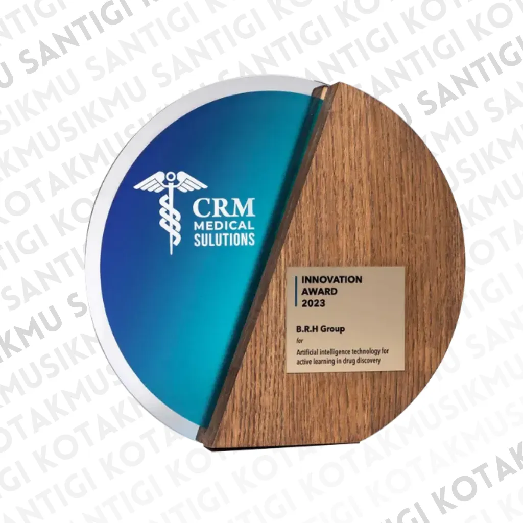 Trophy Kayu Custom (Tipe-24) | Piala Kayu Custom | Plakat Kayu Custom | Plakat Akrilik Custom