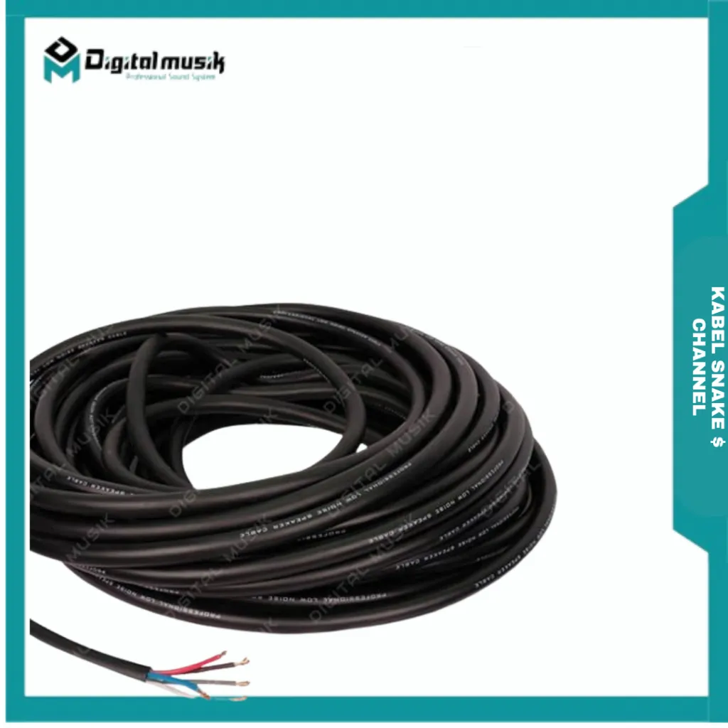 Kabel Snake Speaker isi 4 CHANNEL Cable Snake Mudah di Solder Cocok Untuk Kabel Speaker | DM