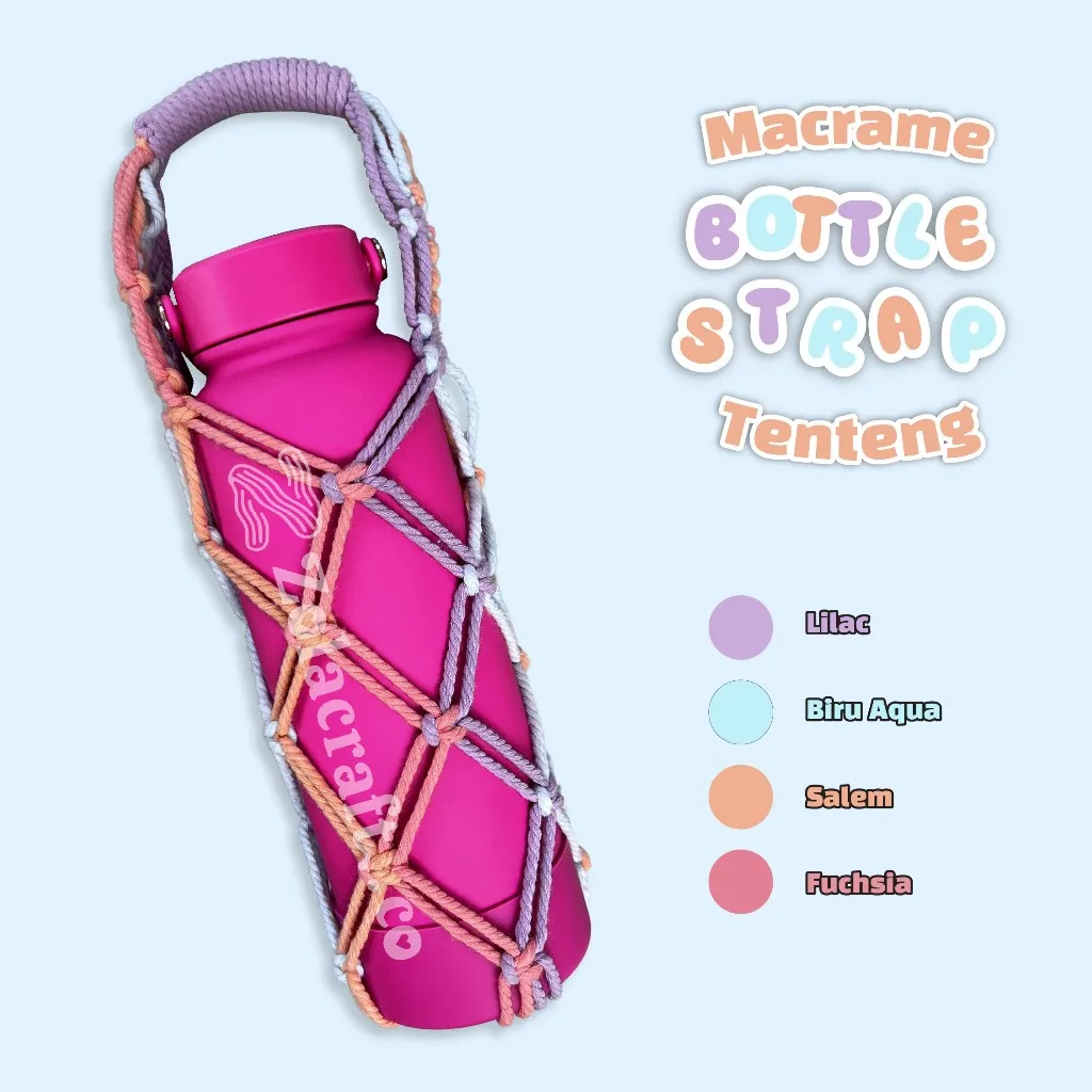 Strap Tumbler Tenteng SB12B Aesthetic | Tas Botol | Pegangan Tumbler | Tas Botol Minum