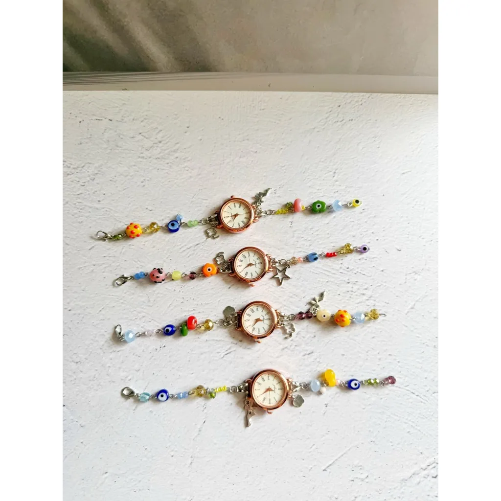 Jam Tangan Beads Wcraft.id dengan Desain Unik dan Warna-warni Cocok untuk Tampilan Fashion Anda