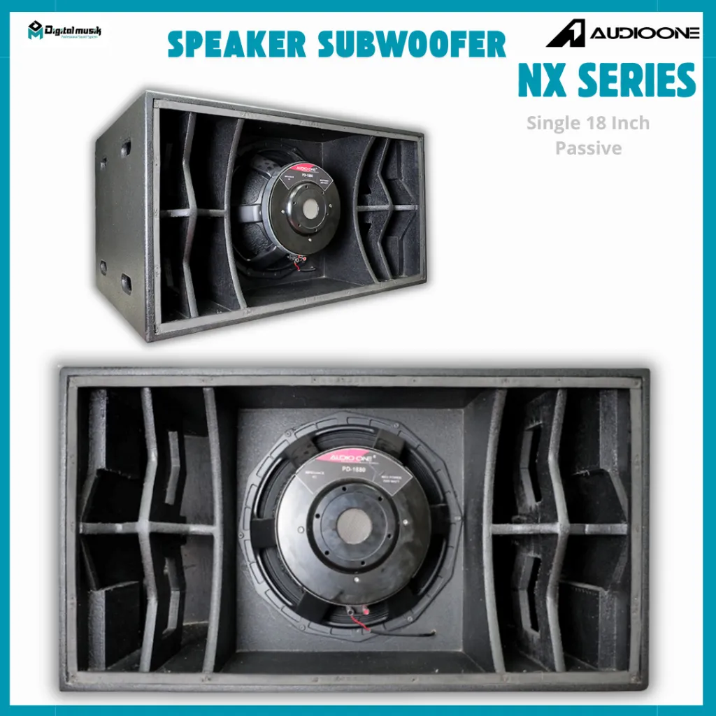 AUDIO ONE Subwoofer Passive 18 inch NX 118 Kualitas Suara Terbaik Sound System Lapangan ORI | DM